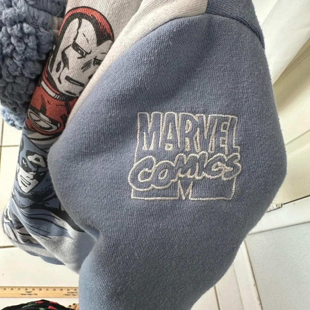 Marvel Comics Avengers Superhero Jacket 4T Fleece Lined Zip Up Hoodie‎ Kids